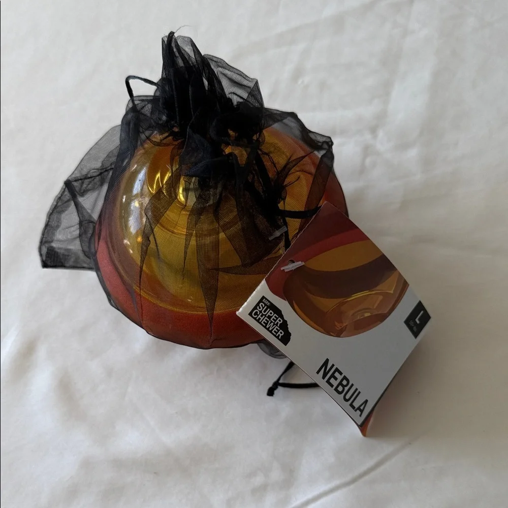 Bark Nebula Gold and Orange Dog Toy